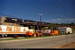 NS 2747 leads a train across Smoky Hollow